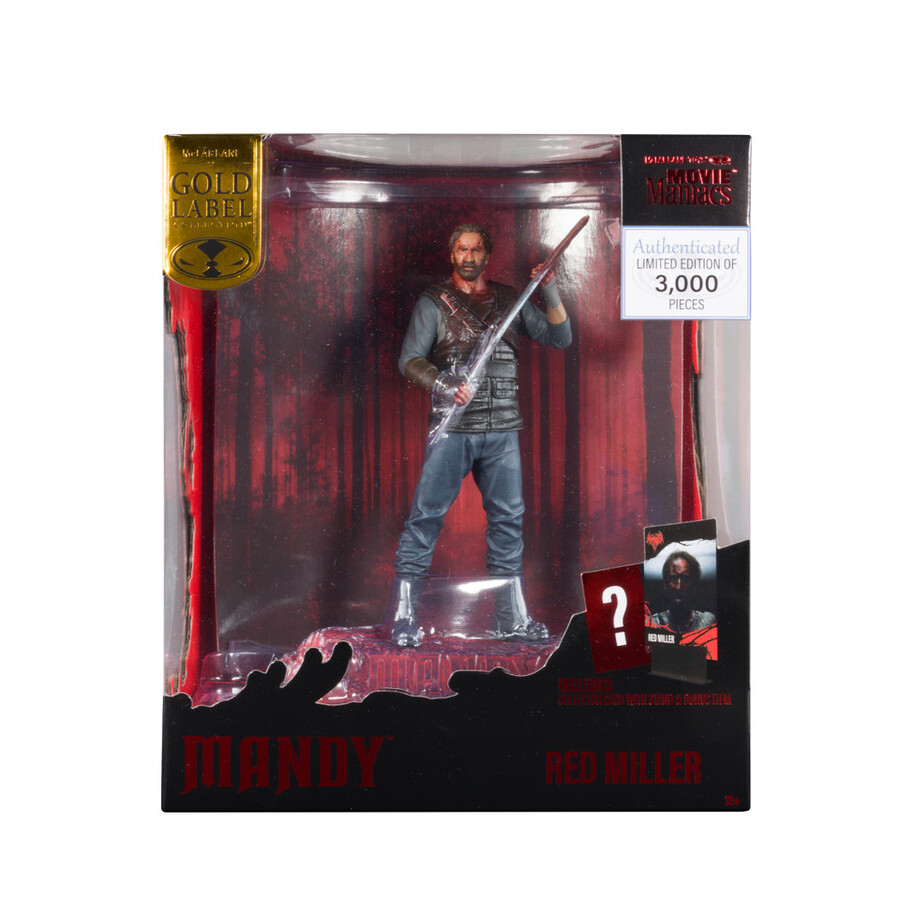 red miller mandy movie maniacs 6 figura in posa gold label esclusiva mcfarlane toys store