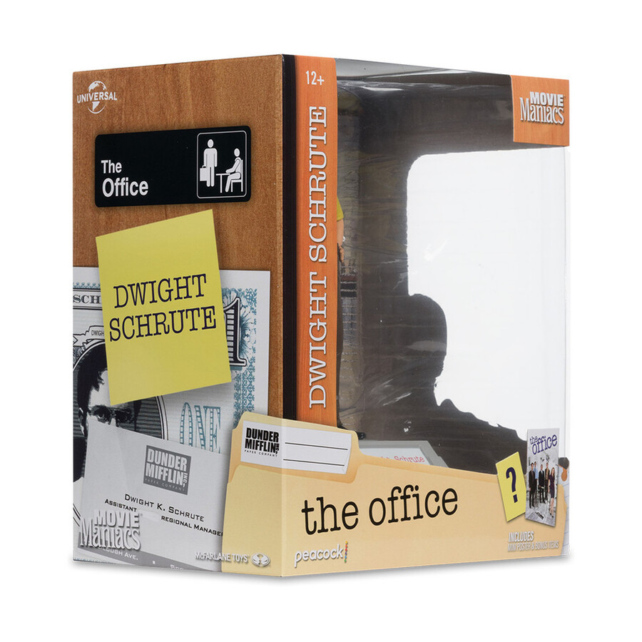 dwight schrute movie maniacs the office figura in posa da 6 pollici