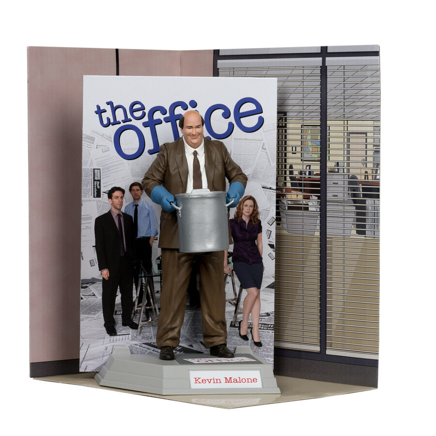 kevin malone movie maniacs the office 6 figura in posa con mcfarlane toys digital collectible