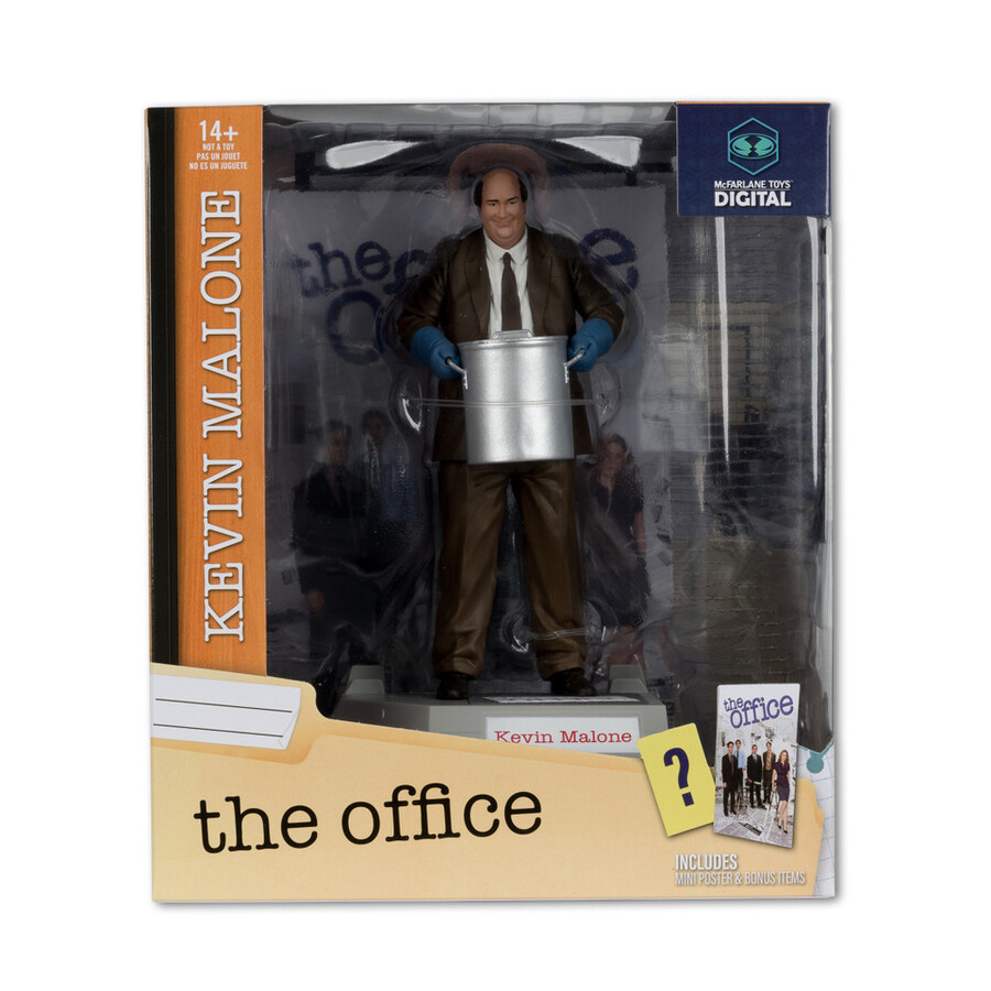 kevin malone movie maniacs the office 6 figura in posa con mcfarlane toys digital collectible