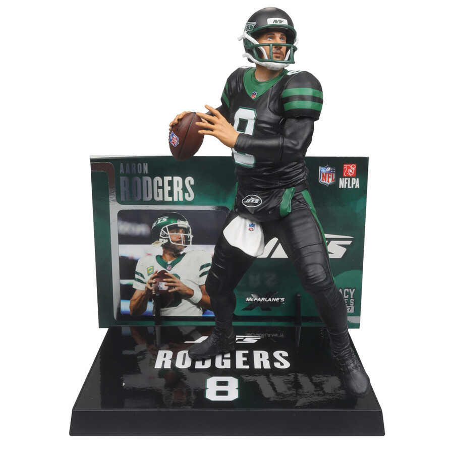 aaron rodgers new york jets nfl bundle 2 regular e platinum chase 7 figures mcfarlanes sportspicks
