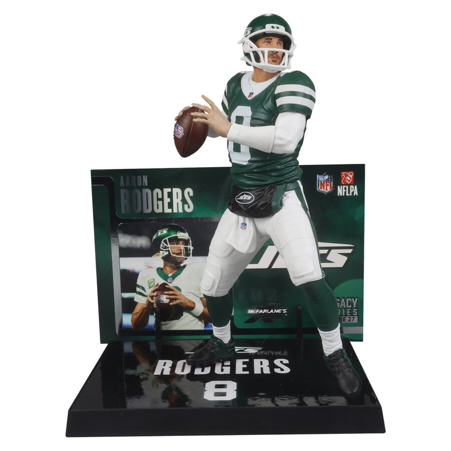 aaron rodgers new york jets nfl confezione sigillata in fabbrica 6 con chase