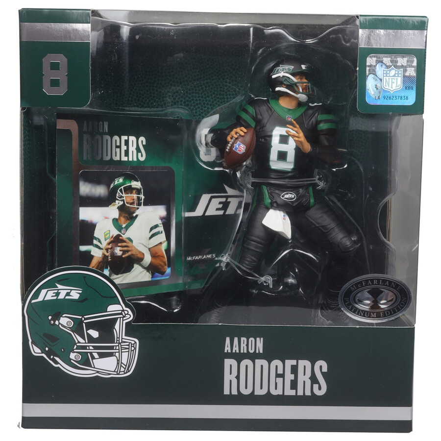 aaron rodgers new york jets nfl confezione sigillata in fabbrica 6 con chase