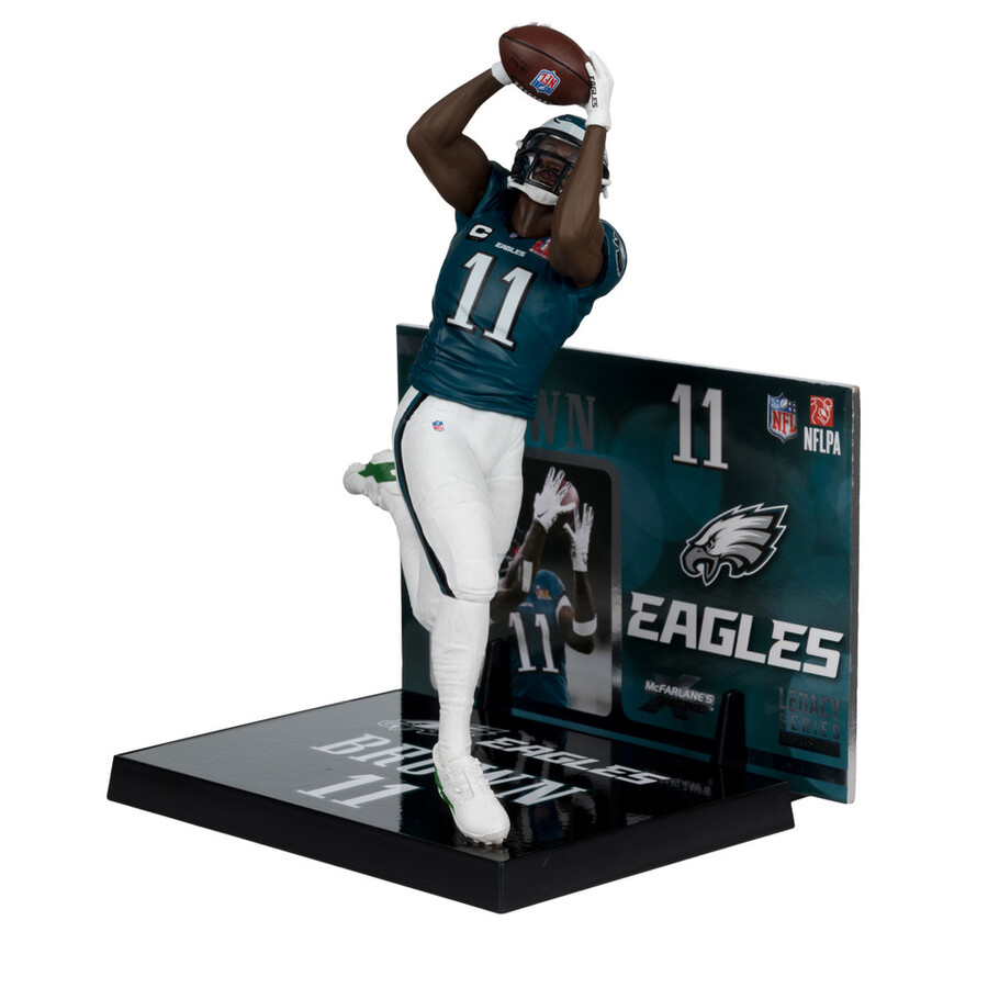 aj brown super bowl edition philadelphia eagles nfl confezione sigillata in fabbrica 6