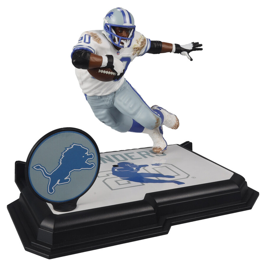 barry sanders detroit lions pacchetto con etichette dorate 3 personaggi nfl da 7 pollici