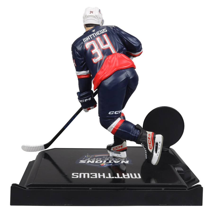 auston matthews team usa 4 nazioni nhl custodia sigillata in fabbrica