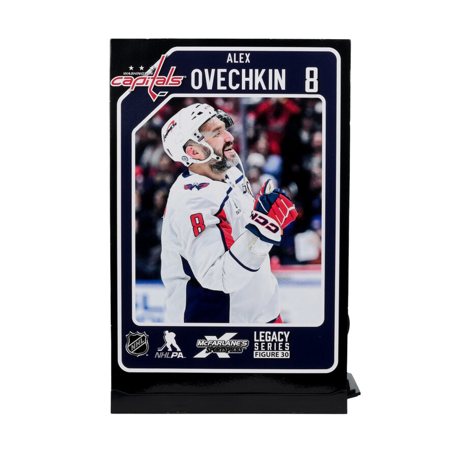 alex ovechkin washington capitals cassa sigillata in fabbrica nhl del new jersey