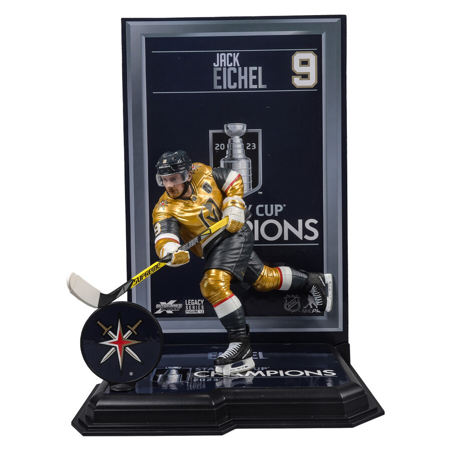 jack eichel con il trofeo conn smyth e la stanley cup nhl in confezione sigillata in fabbrica 6