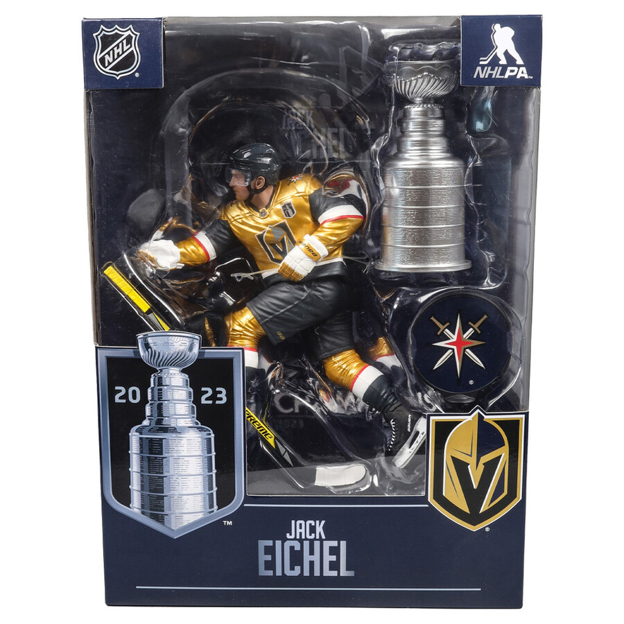 jack eichel con il trofeo conn smyth e la stanley cup nhl in confezione sigillata in fabbrica 6