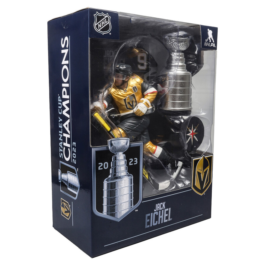 jack eichel con il trofeo conn smyth e la stanley cup nhl in confezione sigillata in fabbrica 6