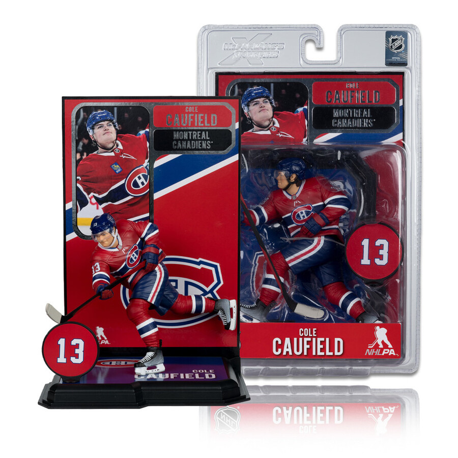 cole caufield montreal canadiens nuova posa nhl custodia sigillata in fabbrica