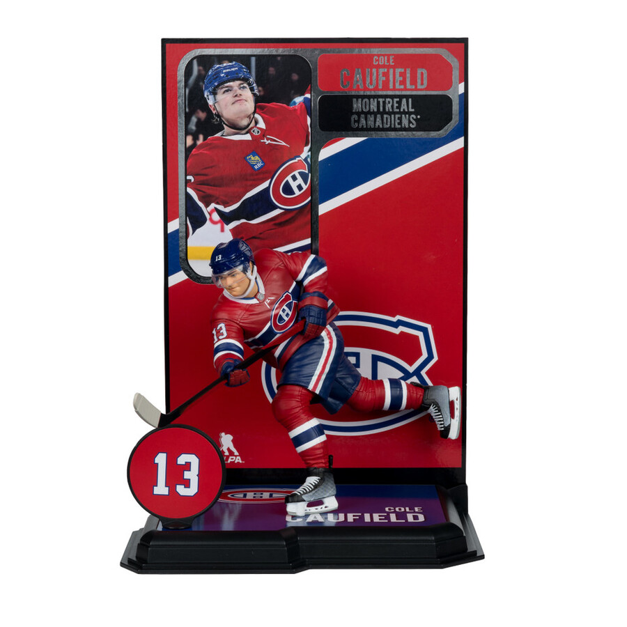 cole caufield montreal canadiens nuova posa nhl custodia sigillata in fabbrica