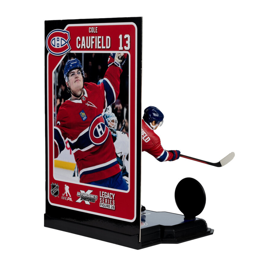cole caufield montreal canadiens nuova posa nhl custodia sigillata in fabbrica
