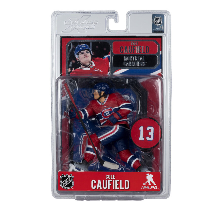cole caufield montreal canadiens nuova posa nhl custodia sigillata in fabbrica