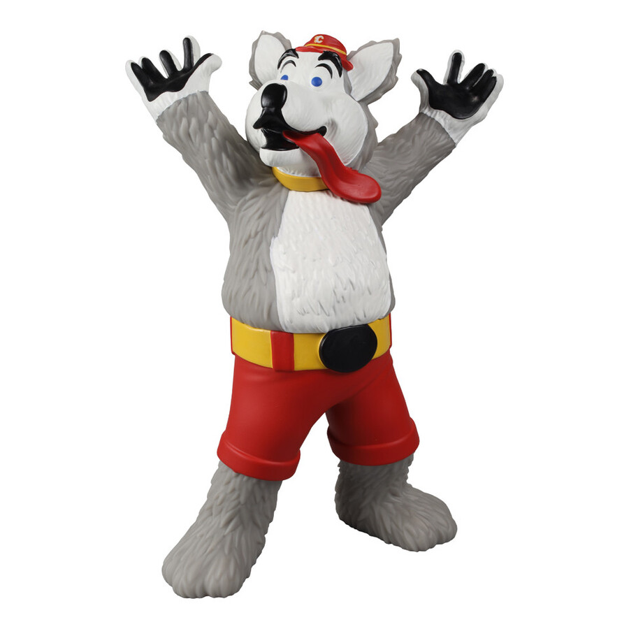 harvey the hound calgary flames 8 vinyl mascot nhl