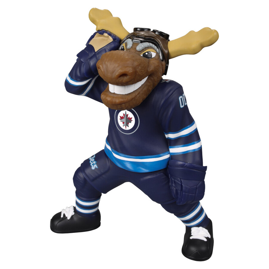 moose winnipeg jets 8 statuetta in vinile della mascotte nhl