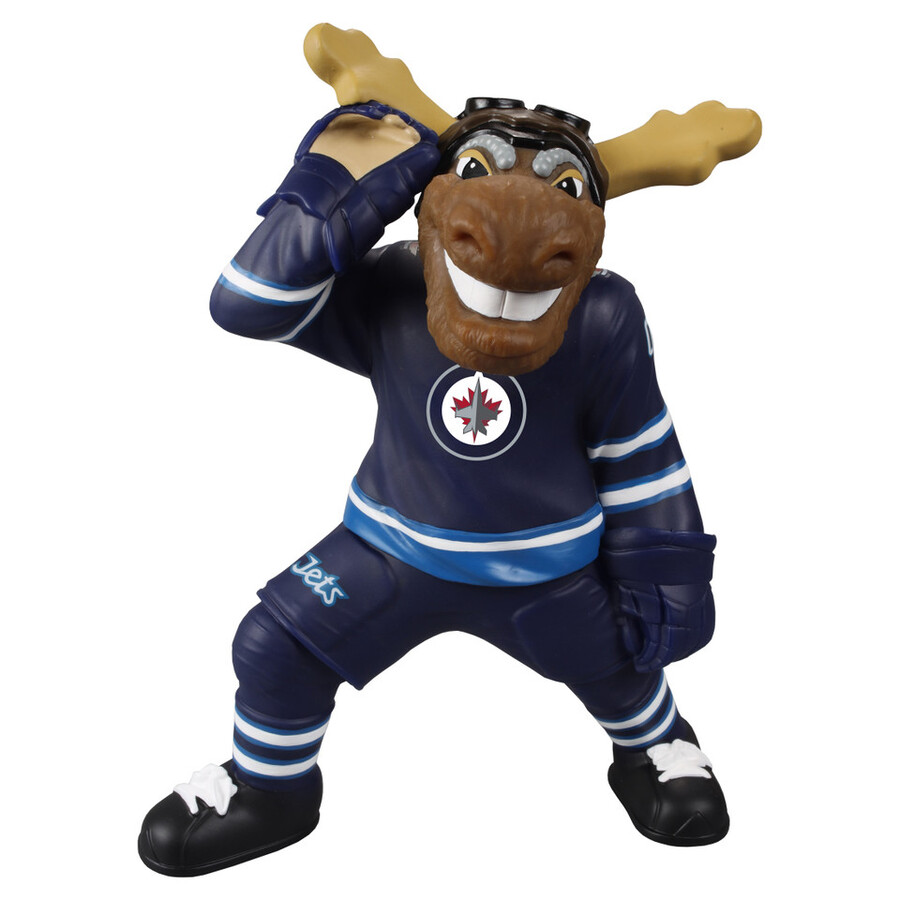 moose winnipeg jets 8 statuetta in vinile della mascotte nhl