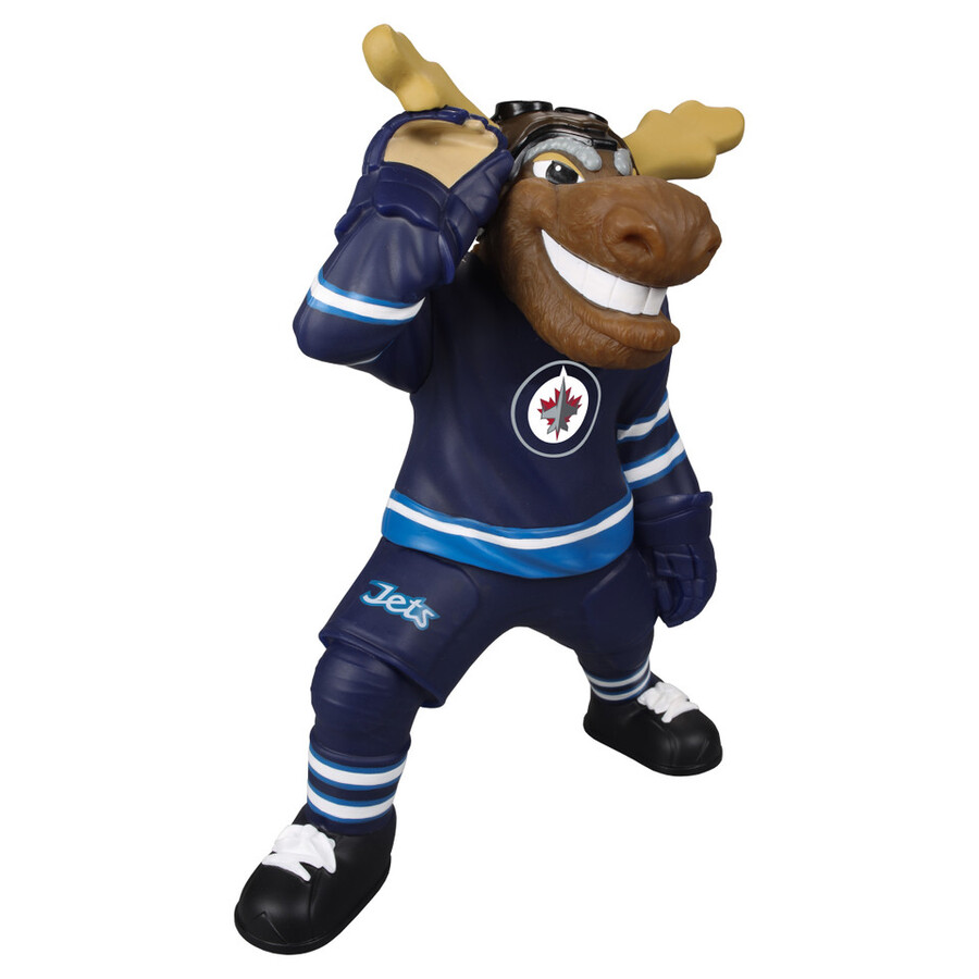 moose winnipeg jets 8 statuetta in vinile della mascotte nhl