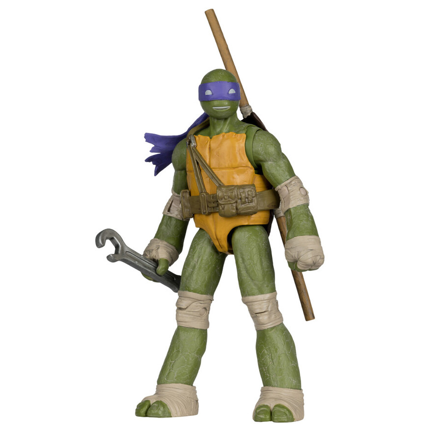 donatello page punchers teenage mutant ninja turtles figura da 5 con fumetto