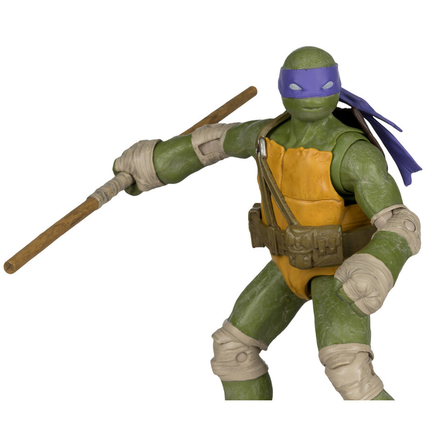 donatello page punchers teenage mutant ninja turtles figura da 5 con fumetto