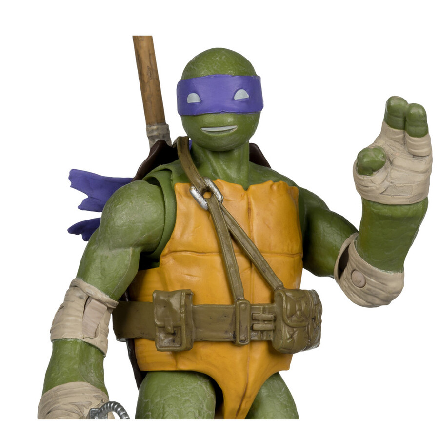 donatello page punchers teenage mutant ninja turtles figura da 5 con fumetto