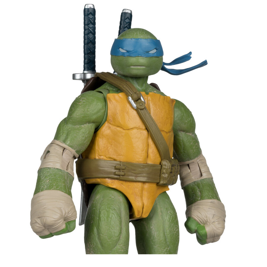 leonardo page punchers teenage mutant ninja turtles figura da 5 con fumetto