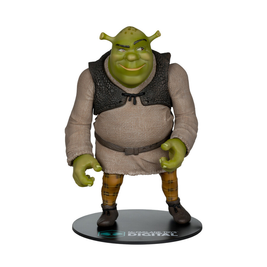 shrek movie maniacs shrek figura in posa da 12 con etichetta gold esclusiva mcfarlane toys store da collezione digitale