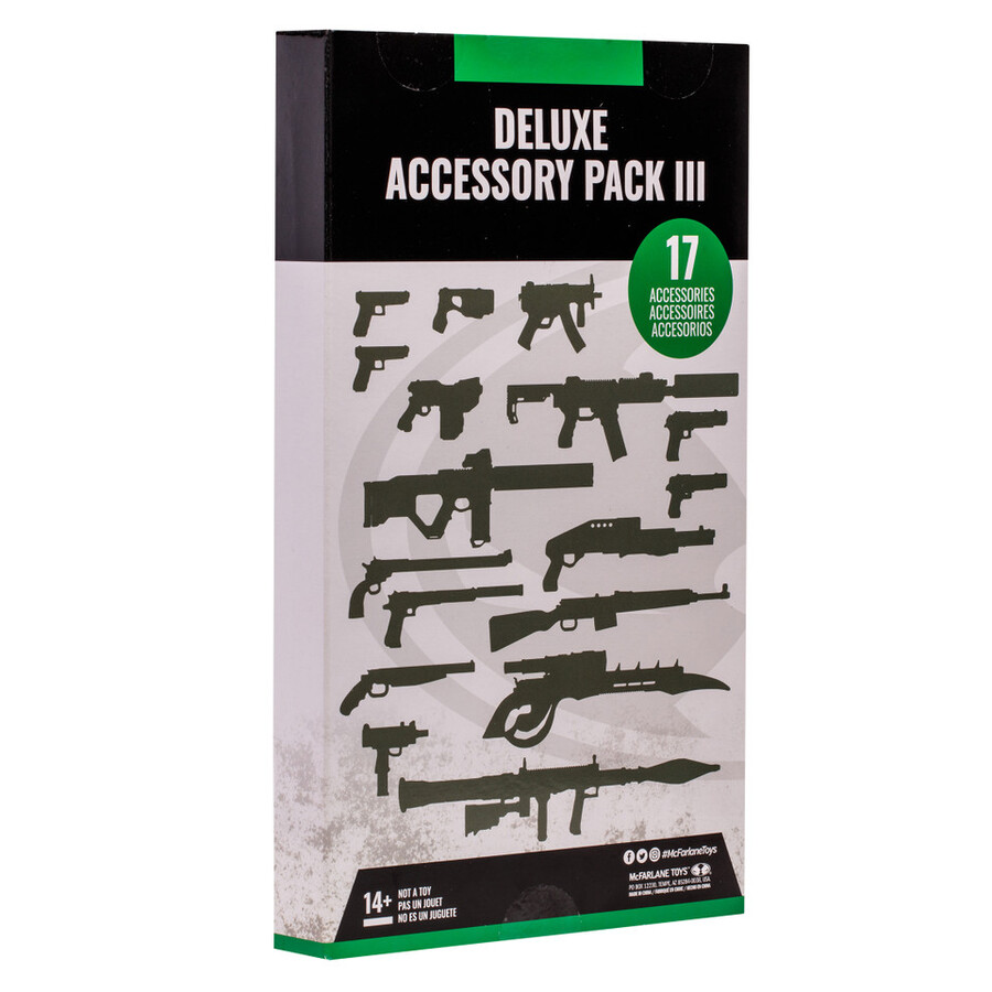 pacchetto accessori n. 3 17 pezzi confezione da 18 pezzi - esclusiva mcfarlane toys store