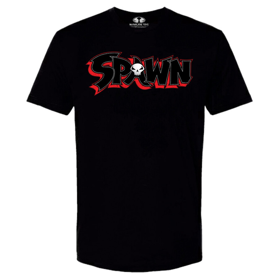 maglietta spawn con logo nero e rosso esclusiva mts