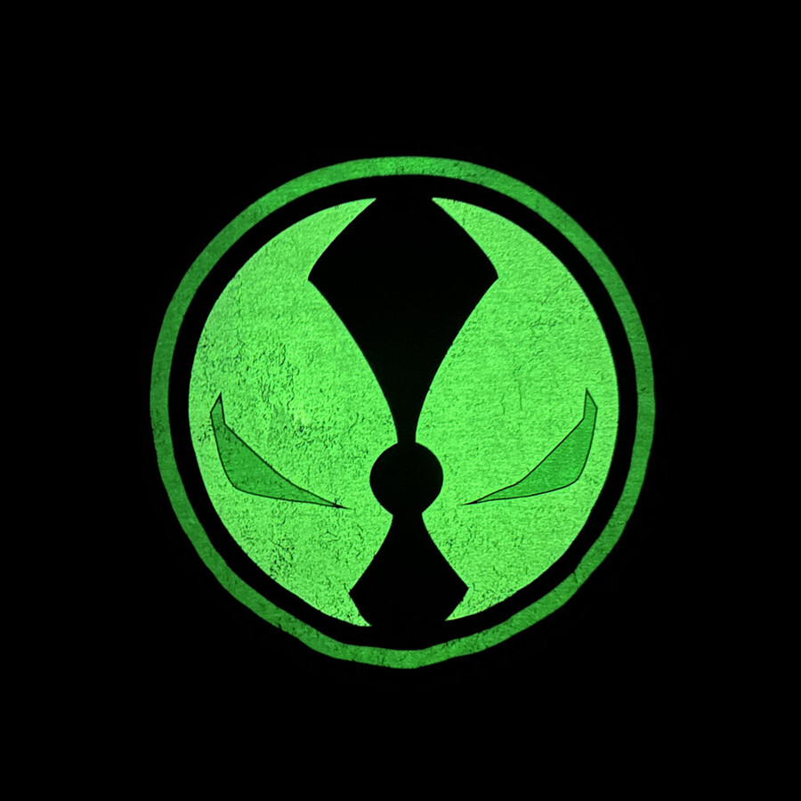 maglietta spawn orb glow-in-the-dark nera esclusiva mts