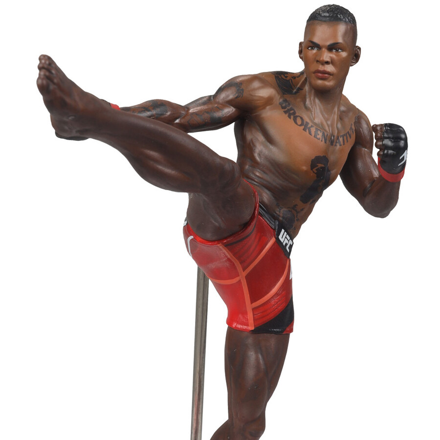 israel adesanya ufc 7 figure mcfarlanes sportspicks con oggetto da collezione digitale