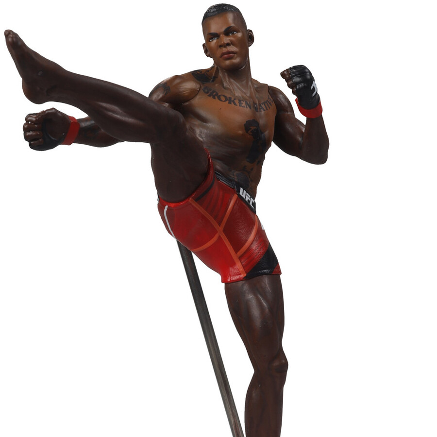 israel adesanya ufc 7 figure mcfarlanes sportspicks con oggetto da collezione digitale