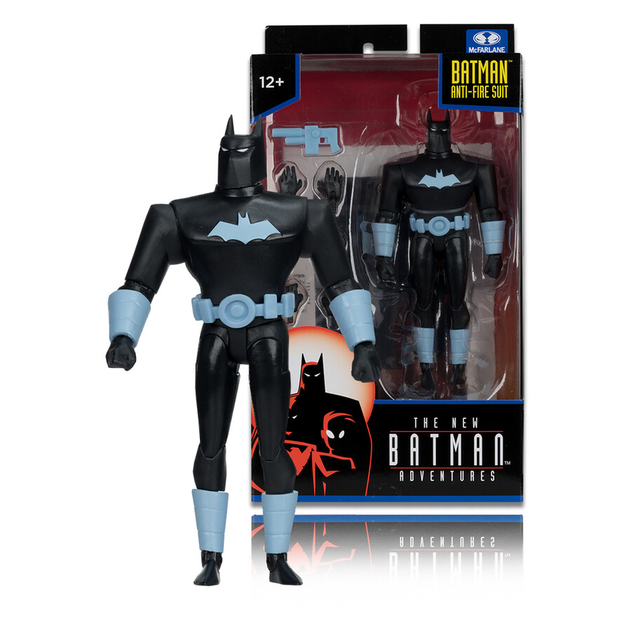 batman con tuta anti-incendio le nuove avventure di batman figura da 6 pollici