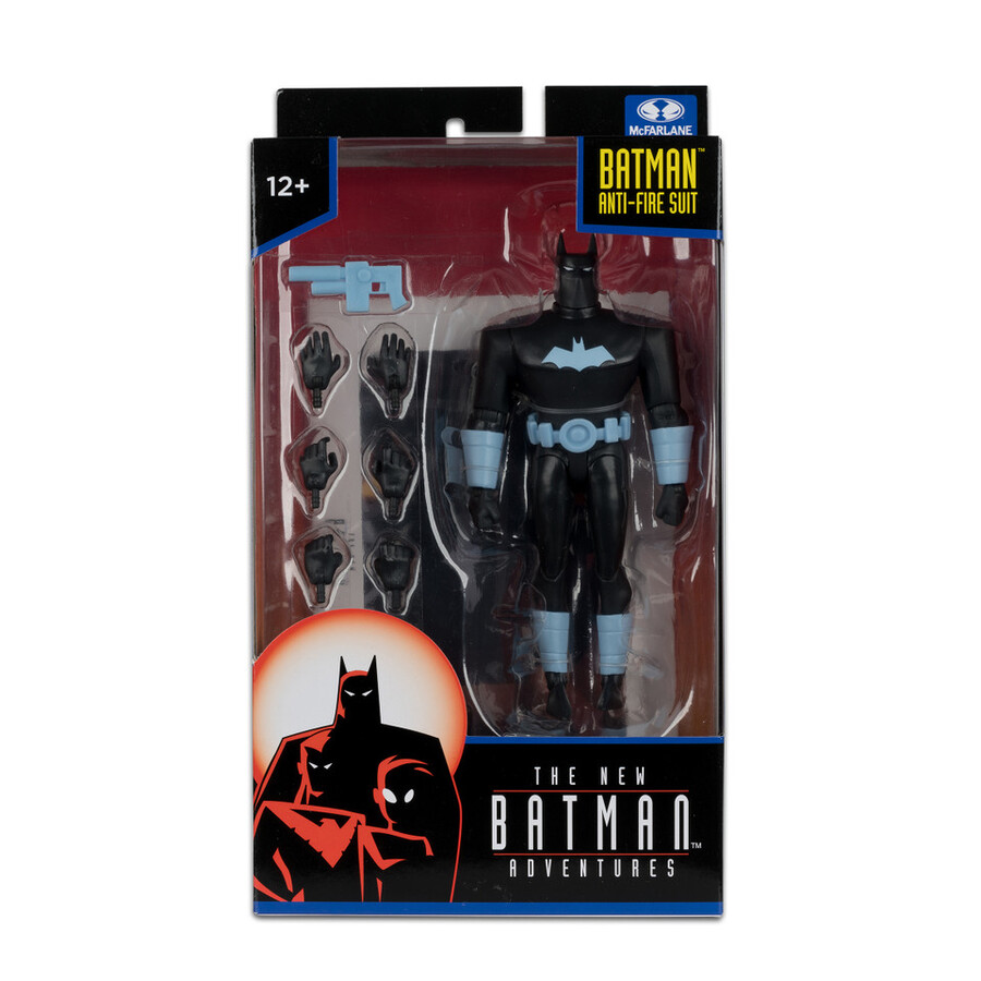 batman con tuta anti-incendio le nuove avventure di batman figura da 6 pollici