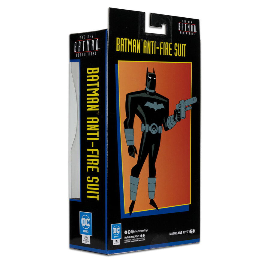 batman con tuta anti-incendio le nuove avventure di batman figura da 6 pollici