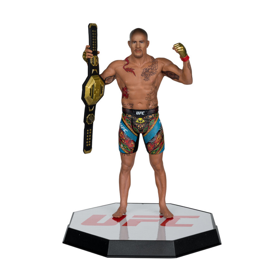 alex pereira ufc 7 gold label factory sealed case 6 con oggetti da collezione digitali esclusivi