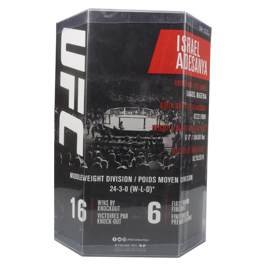 pacchetto israel adesanya ufc 2 regular e platinum chase 7 figures mcfarlanes sportspicks