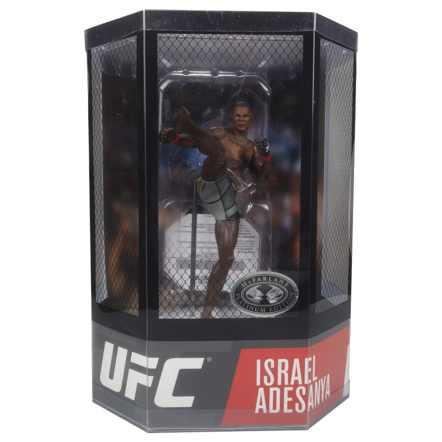 pacchetto israel adesanya ufc 2 regular e platinum chase 7 figures mcfarlanes sportspicks
