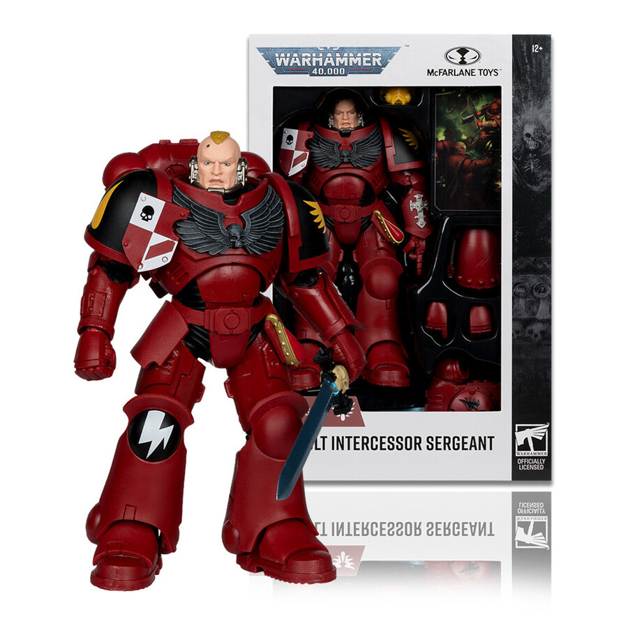 sergente intercessore angeli sanguinari warhammer 40000 figura da 7