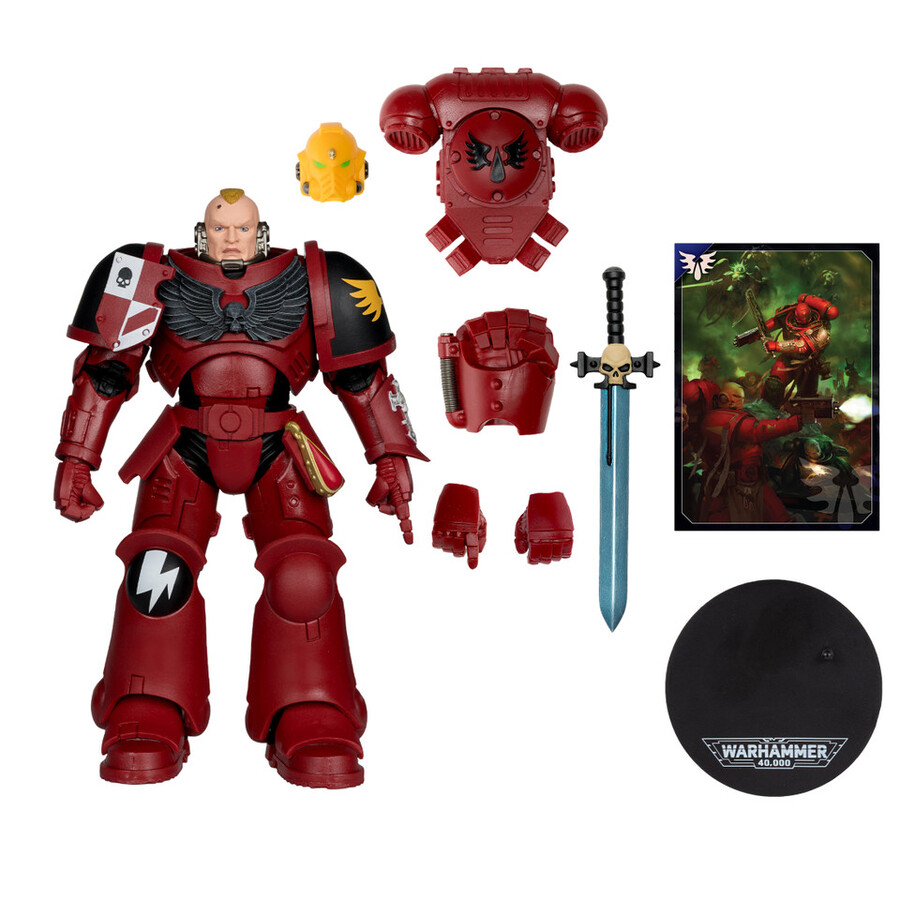 sergente intercessore angeli sanguinari warhammer 40000 figura da 7