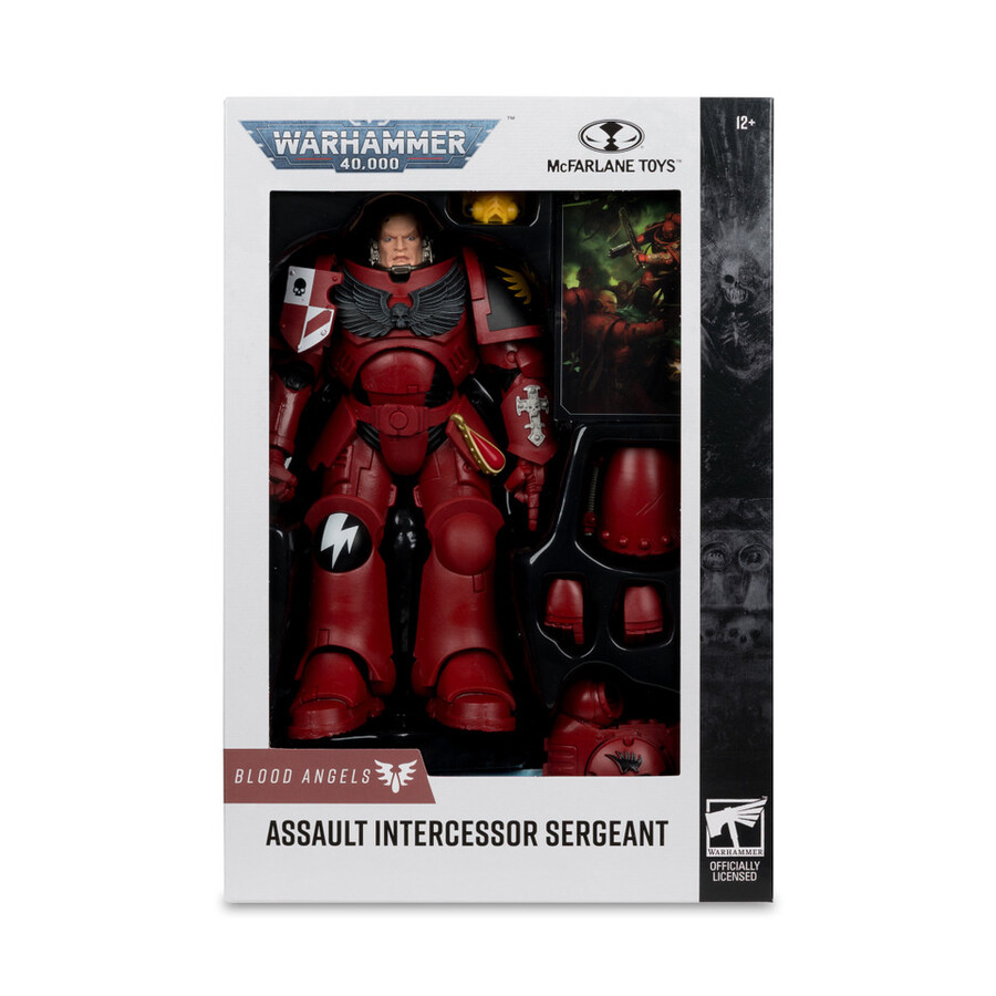 sergente intercessore angeli sanguinari warhammer 40000 figura da 7