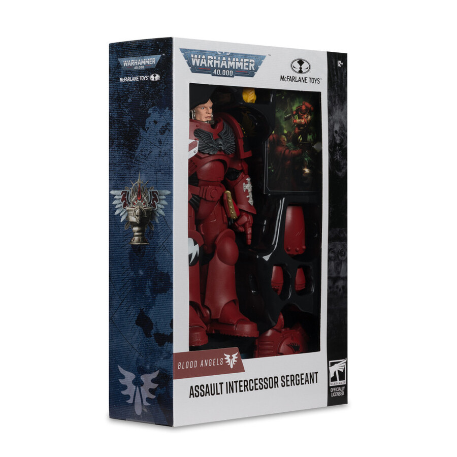 sergente intercessore angeli sanguinari warhammer 40000 figura da 7