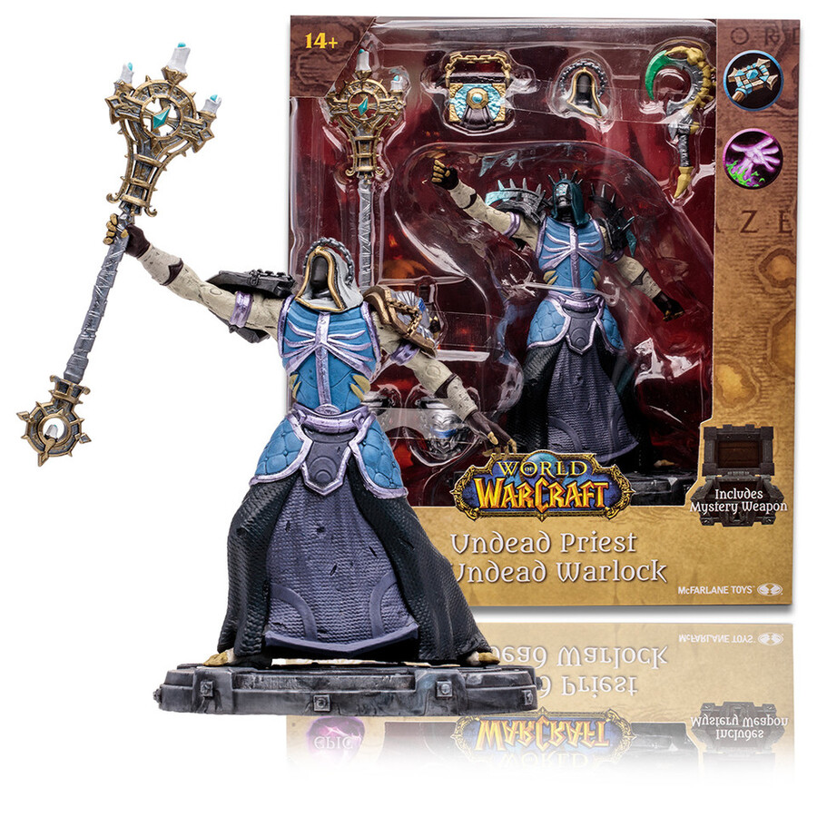 sacerdotestregone non morto epico world of warcraft figura in posa in scala 112