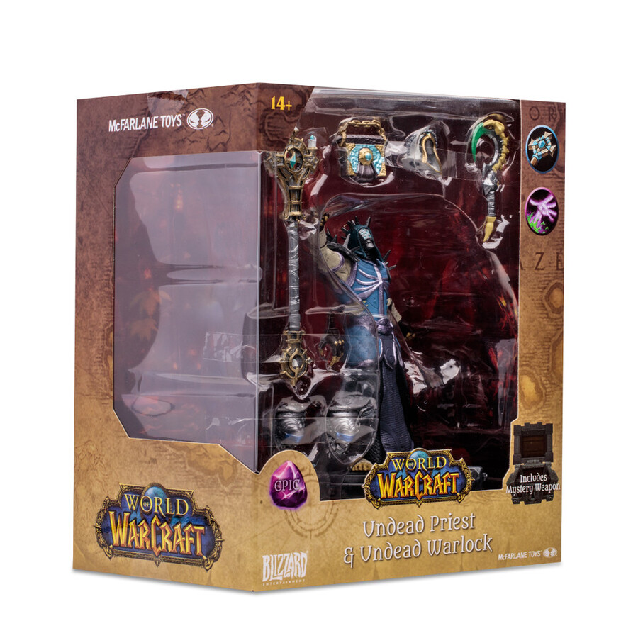sacerdotestregone non morto epico world of warcraft figura in posa in scala 112
