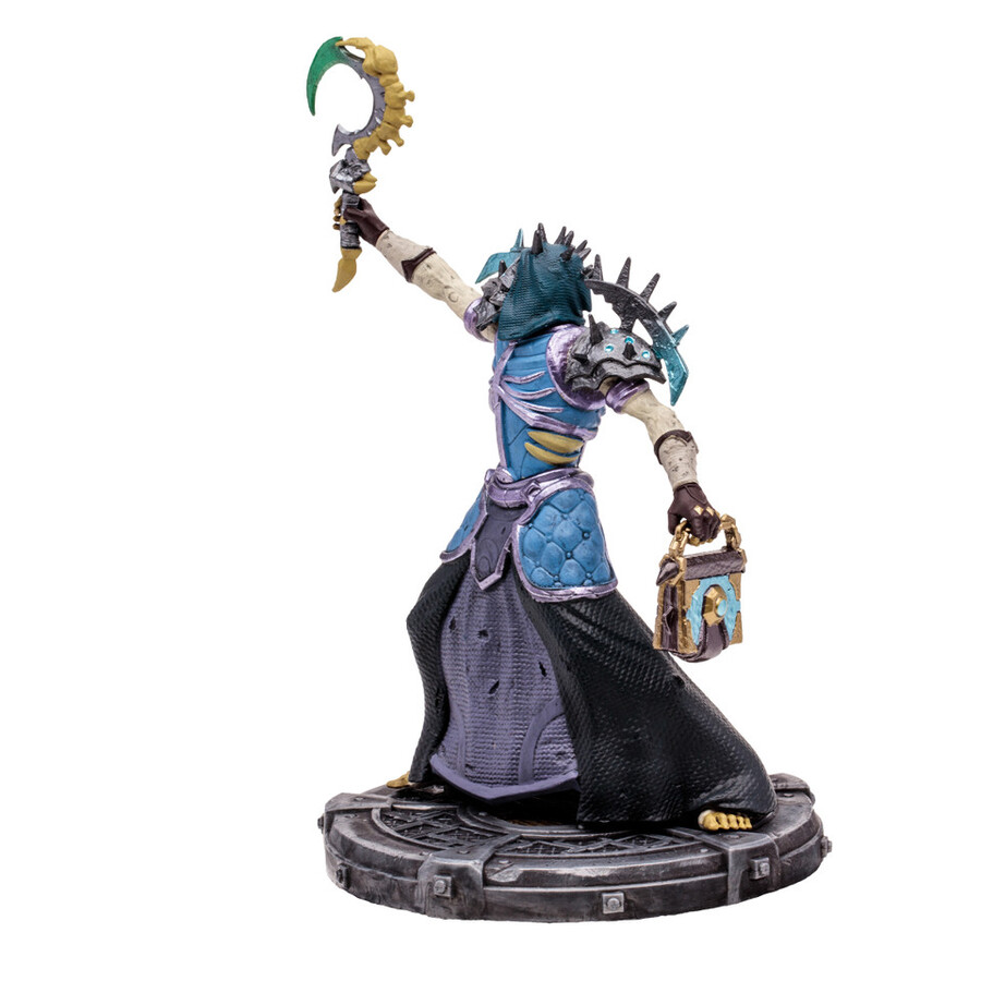 sacerdotestregone non morto epico world of warcraft figura in posa in scala 112