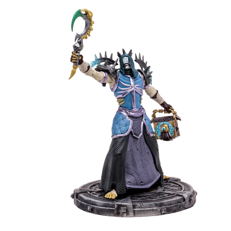sacerdotestregone non morto epico world of warcraft figura in posa in scala 112