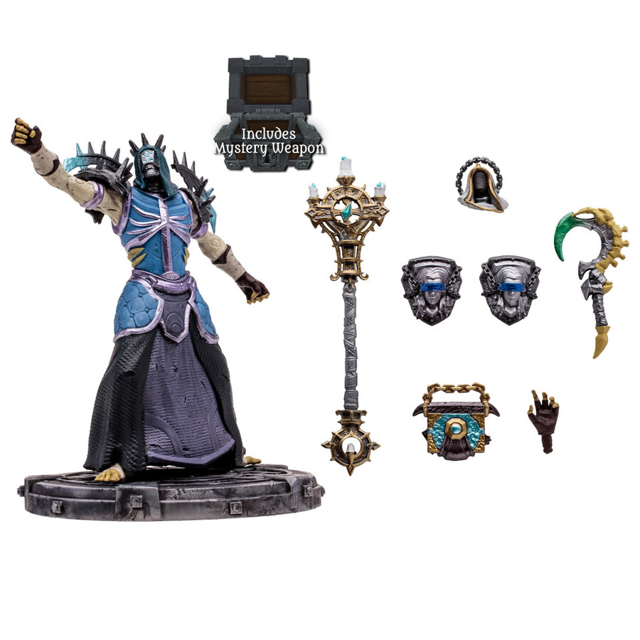sacerdotestregone non morto epico world of warcraft figura in posa in scala 112