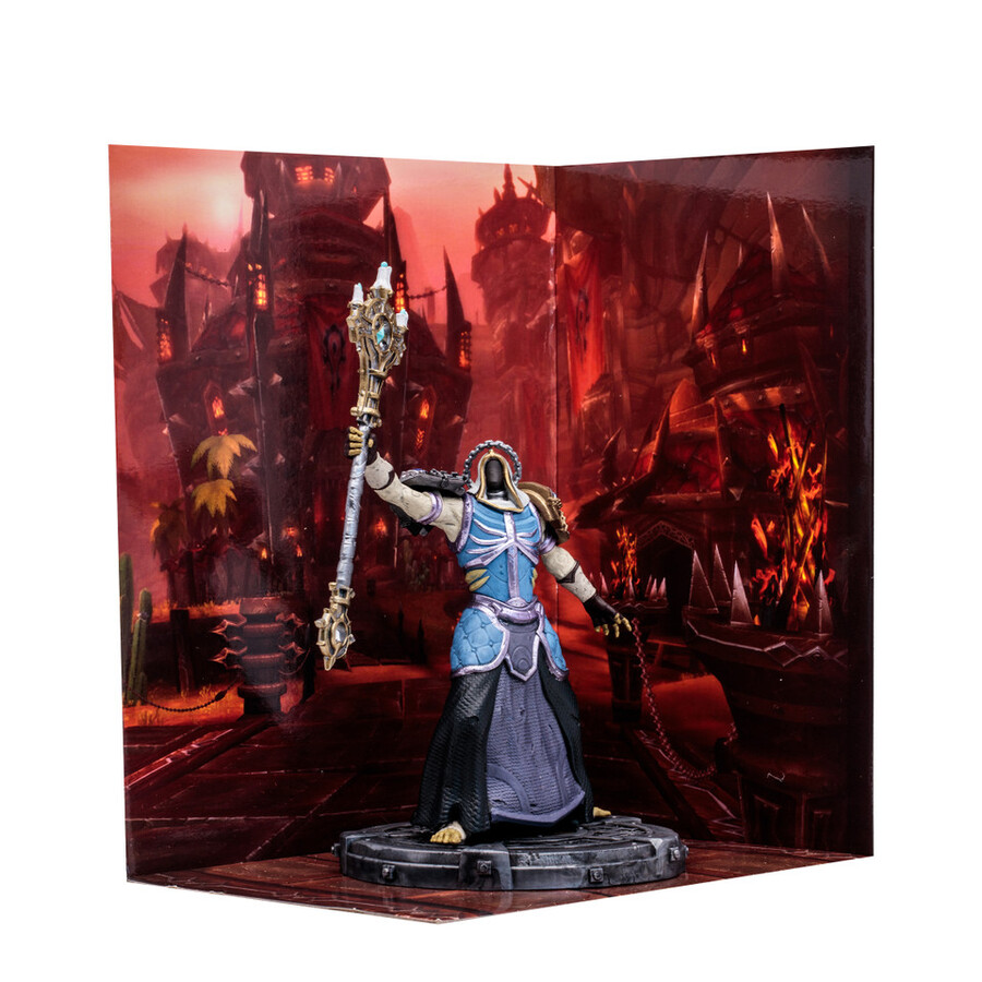 sacerdotestregone non morto epico world of warcraft figura in posa in scala 112