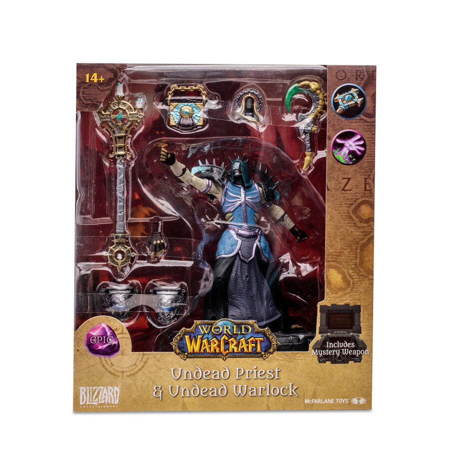 sacerdotestregone non morto epico world of warcraft figura in posa in scala 112